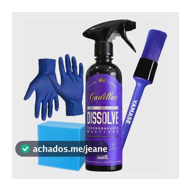Kit Desengraxante Multiuso Dissolve Tira Graxa Oléo Cadillac