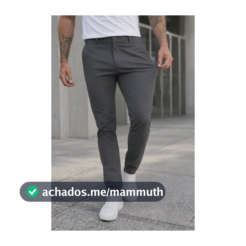 Calça Sarja Masculina Slim Elastano Bolso Faca Esporte Lycra Cinza-escuro 42