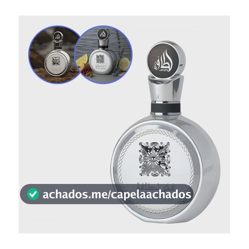 Perfume Lattafa Fakhar Platin Eau de Parfum Unissex 100ML