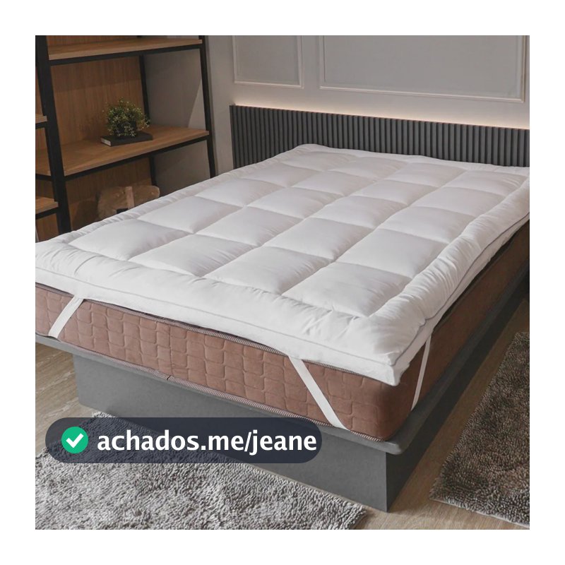 Pillow Top Nobless 1000g/m² Queen - Appel - Branco