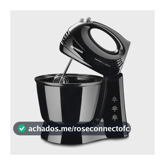 Batedeira Prática Mondial 400W - B-44-B