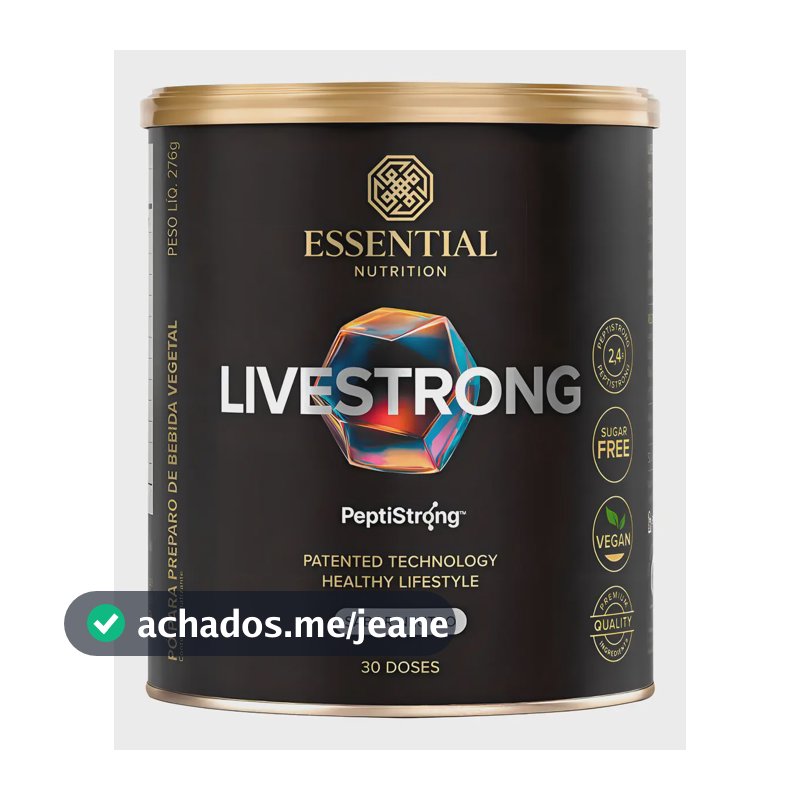 Livestrong Essential Nutrition 276g Sabor Neutro
