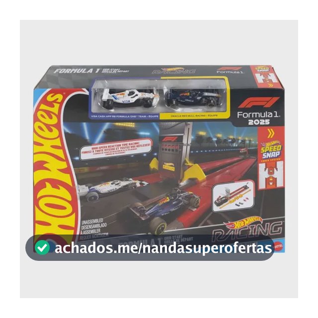 Hot Wheels Pista Corrida Desafia Partida F1 Jnn35 Colorido