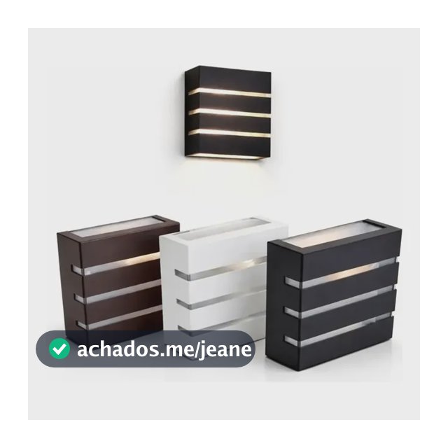 Kit 2 Luminária Arandela 3 Frisos 110/220v Interno Externo