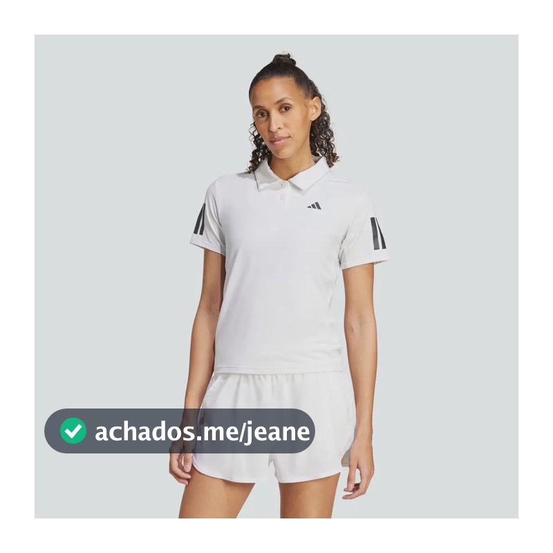 Camisa Polo adidas Tennis Feminina Branca Branco - G