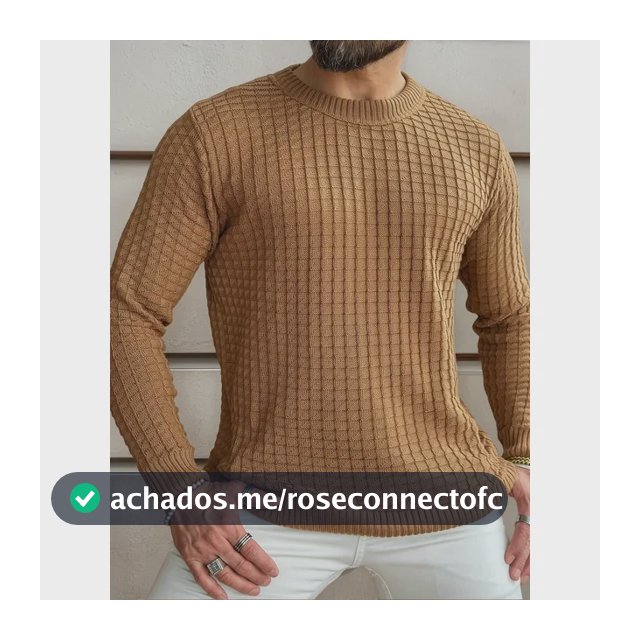 Blusa De Frio Suéter Masculino Lã Tricot
