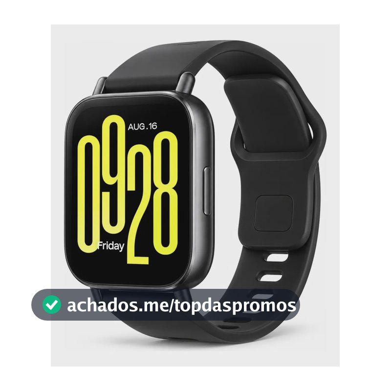 Smartwatch Xiaomi Redmi Watch 5 Active Tela Lcd 2.00 Preto