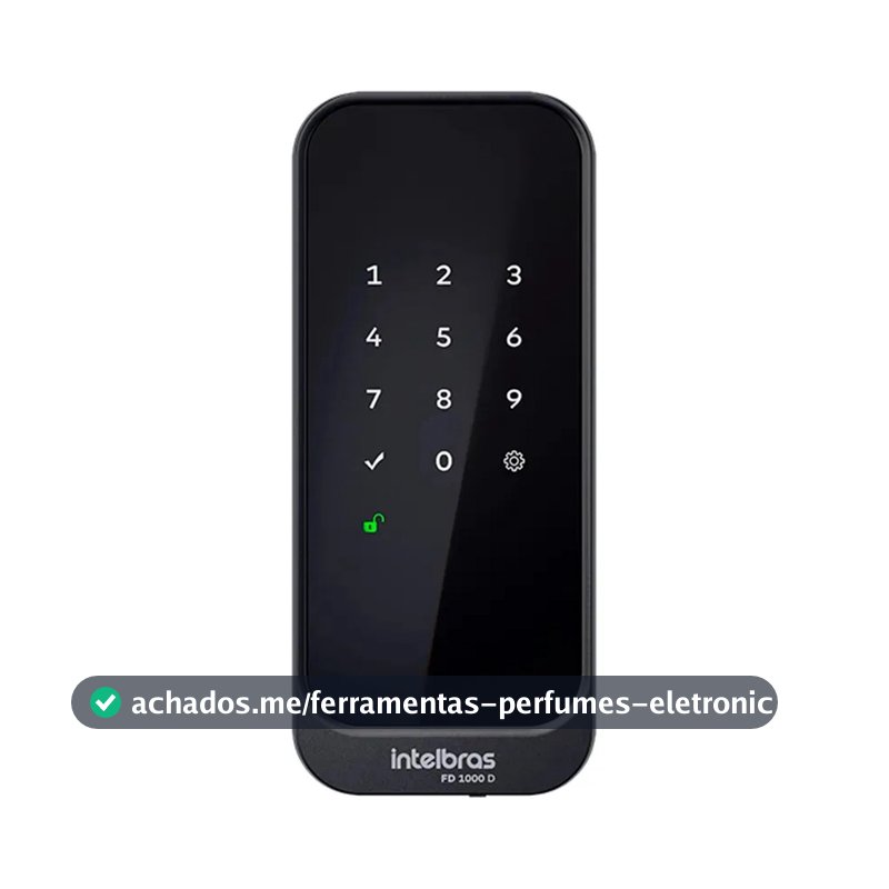 Fechadura Digital De Sobrepor Fd 1000 D Preta Intelbras