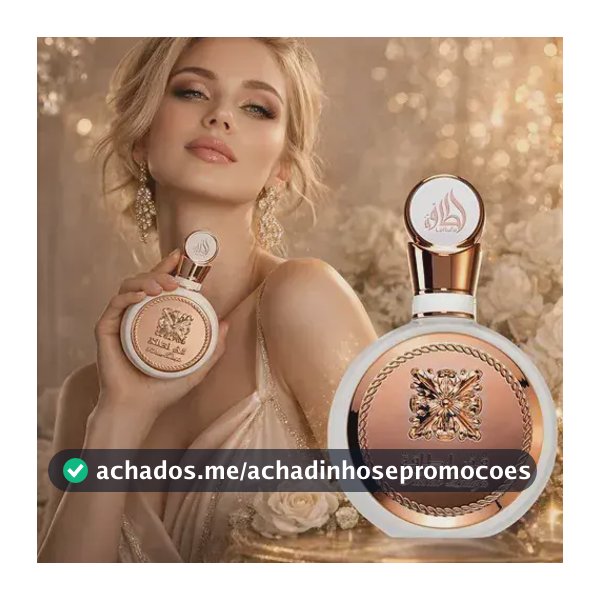 Perfume Árabe Fakhar Rose Lattafa Sereia Feminino 100ml Eau De Parfum
