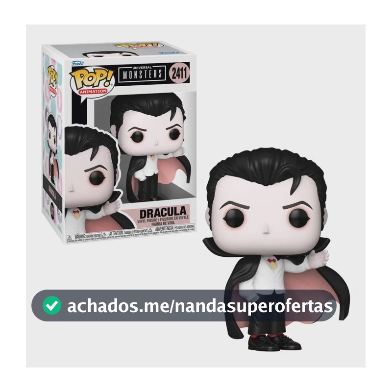 Boneco Funko Pop! Monstros Universais - Dracula