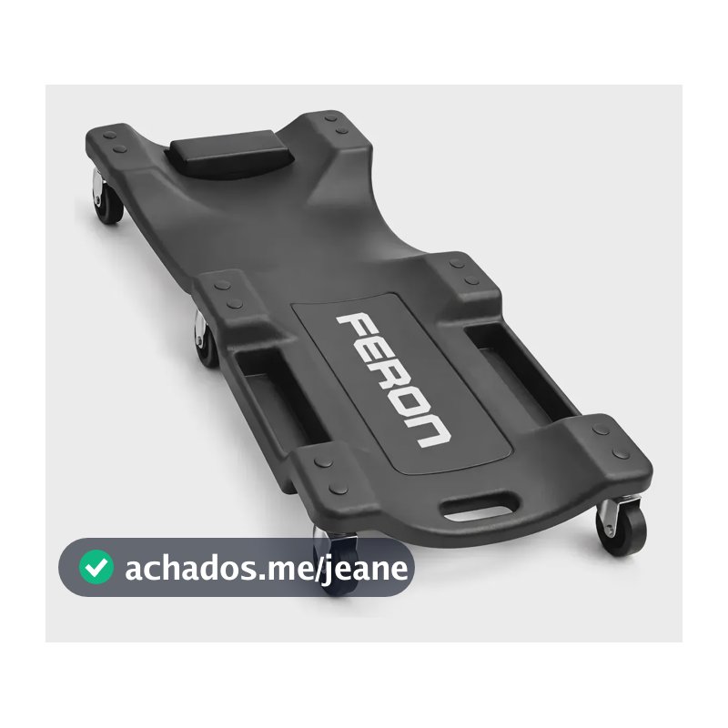 Carrinho Tipo Esteira Para Mecânico Profissional Com Encosto