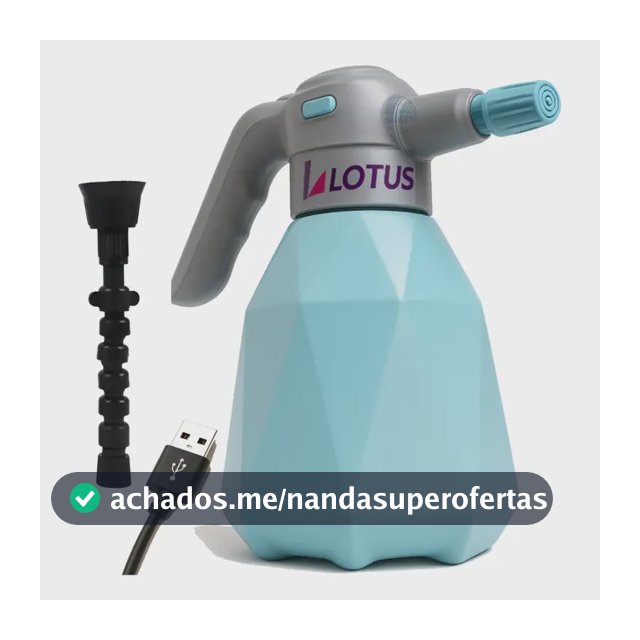 Pulverizador Elétrico Borrifador 2l Recarregavel Bateria Azul-claro