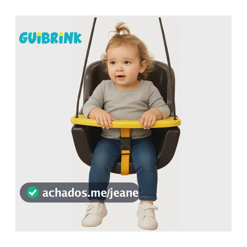 Balanço Infantil Bebê De Plástico Crianças Corda Reforçado