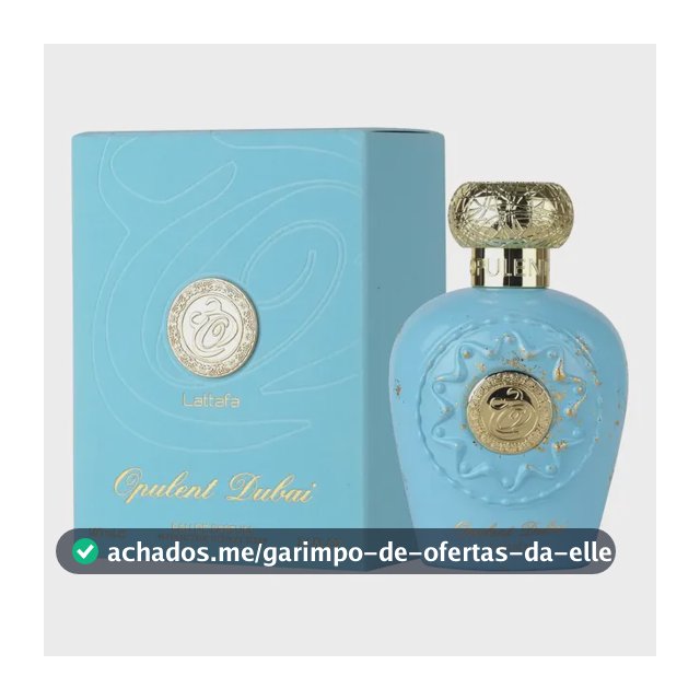 Perfume Árabe Lattafa Opulent Dubai Eau De Parfum 100 ML