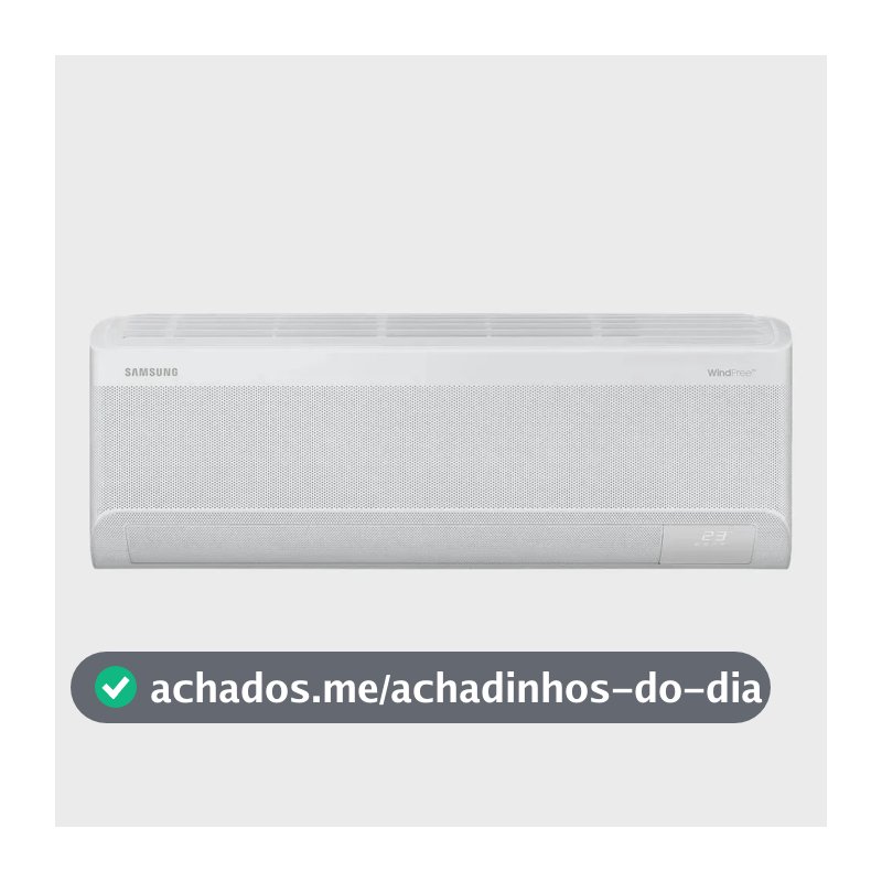 Ar-condicionado Samsung Inverter Windfree Ai Pro 12.000 Btus Frio Ar60h12d1awnaz