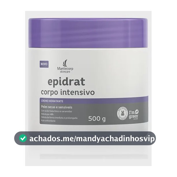 Creme Hidratante Epidrat Corpo Intensivo 500g