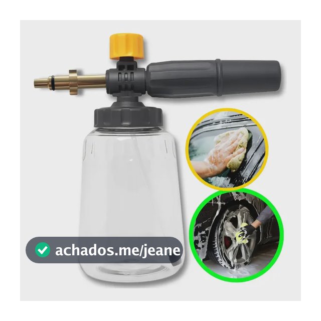 Snow Foam Manual Canhão De Espuma 1 Litro Para Lavadoras Wap Incolor