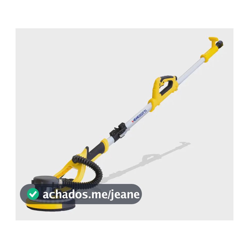 Lixadeira Telescopia De Parede Girafa Mlp 750 Led Menegotti Cor Amarelo Frequência 60 Hz