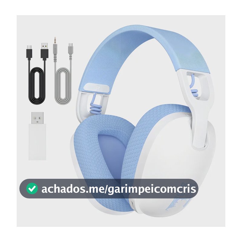 Headset Gamer Onikuma B2 Fone Tipo G435 Bt-5.3 Ps5 Ps4 Pc Cor Branco