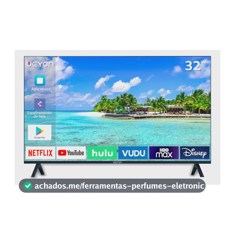 Smart Tv 32'' Led Hd Weyon Tv 60hz 32wdsnbx 100/240v