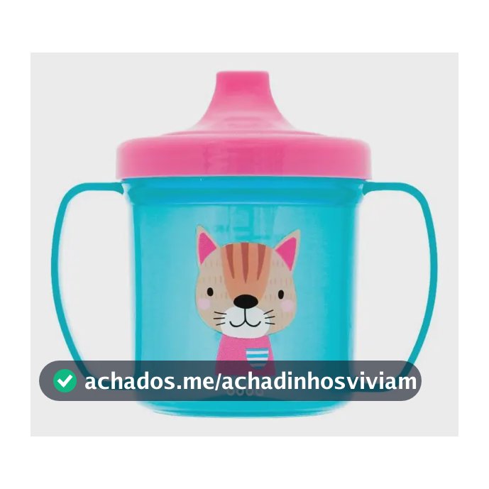 Copo De Treinamento Gatinho - Buba Cor Azul Gatinha