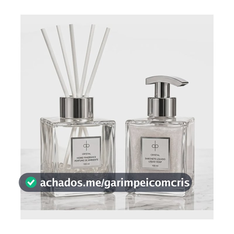 Kit - Aromatizador & Sabonete Crystal(chá Branco) Di Piettro