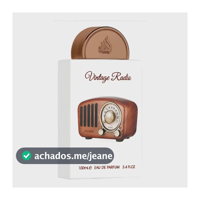 Perfume Árabe Vintage Radio Lataffa Pride Edp - 100ml