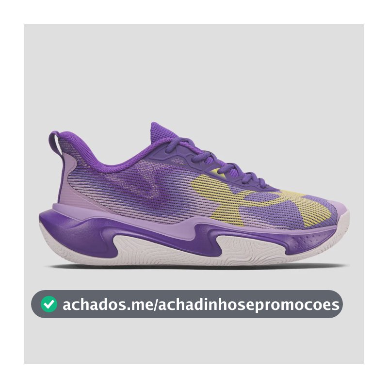 Tênis Masculino Layup Under Armour Violeta-escuro Liso 44 Br