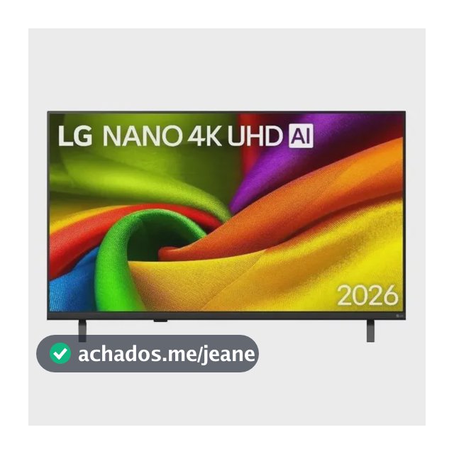 Smart Tv Lg 43" Nano 4k Uhd Hdmi Usb Wi-fi Bluetooth Thinq Ai Alexa Apple Airplay - 43UN85CBPSA.AWZ