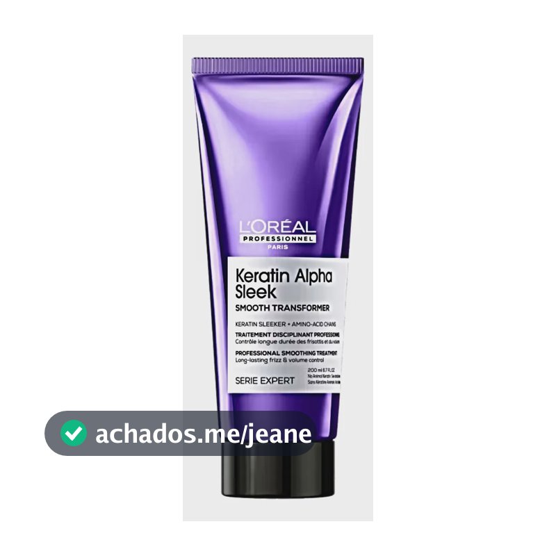 Loréal Keratin Alpha Sleek - Tratamento Intensivo 200ml
