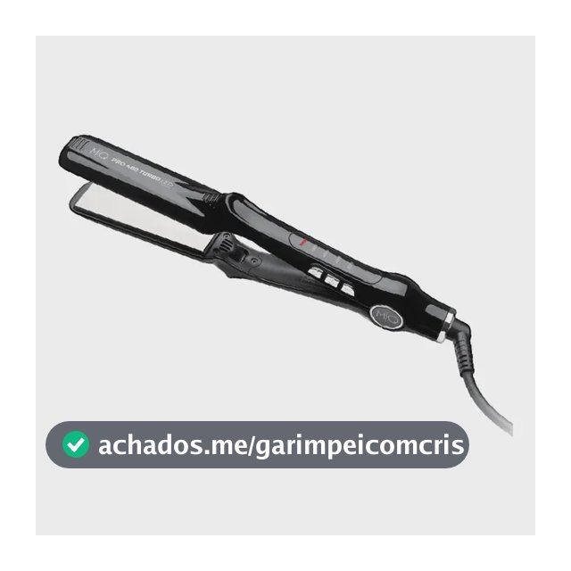 Chapinha Profissional MQ Pro 480 Turbo Cor Black E Detalhes Silver