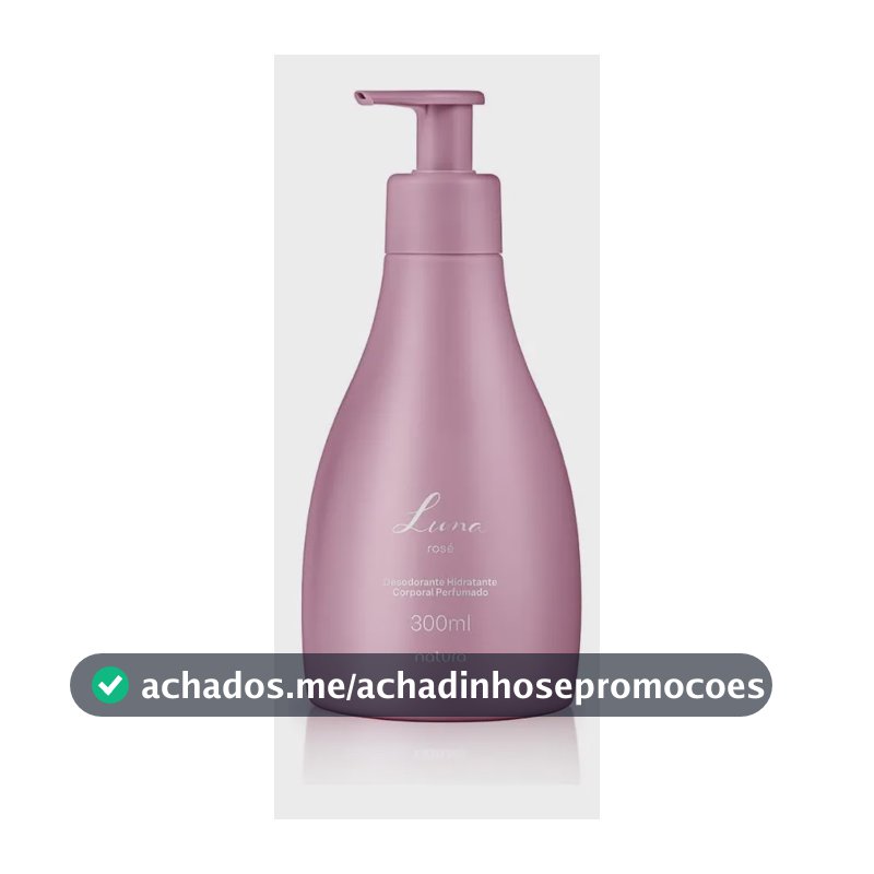 Creme Hidratante Corporal Perfumado Luna Rosé 300 Ml Perfumado