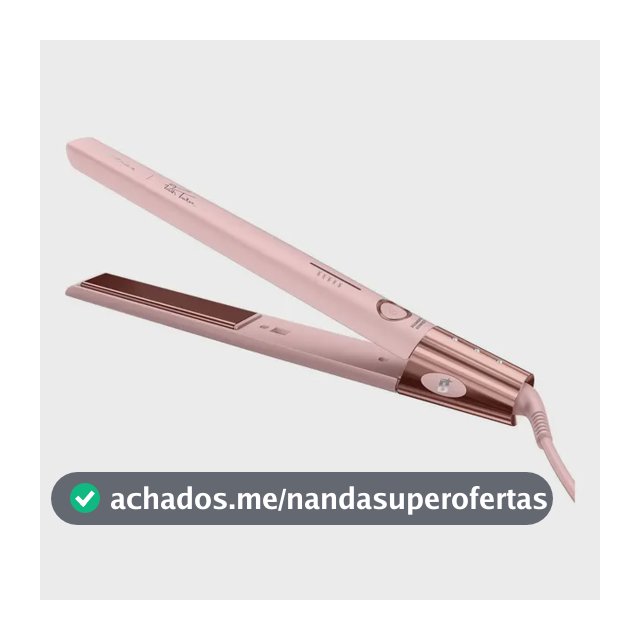 Prancha De Cabelo Bpr04 Linha Viih Tube 230c Britânia Bivolt Rosa