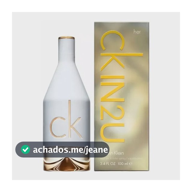 Perfume CK IN2U EDT Feminino 100ml Calvin Klein
