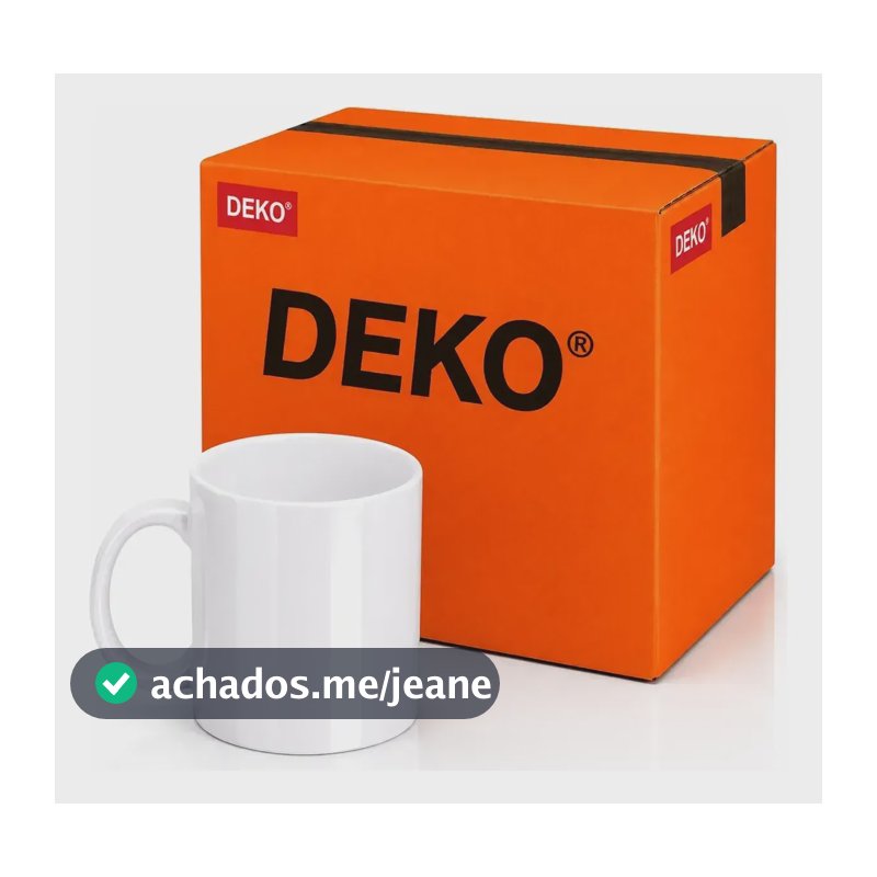 Kit 24 Canecas Polímero Brancas 325ml 11oz Sublimação Branca Branco Liso