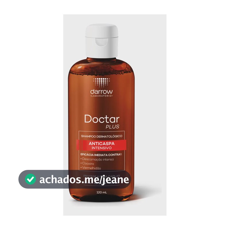 Shampoo Dermatológico Anticaspa Darrow Doctar Plus 120 mL