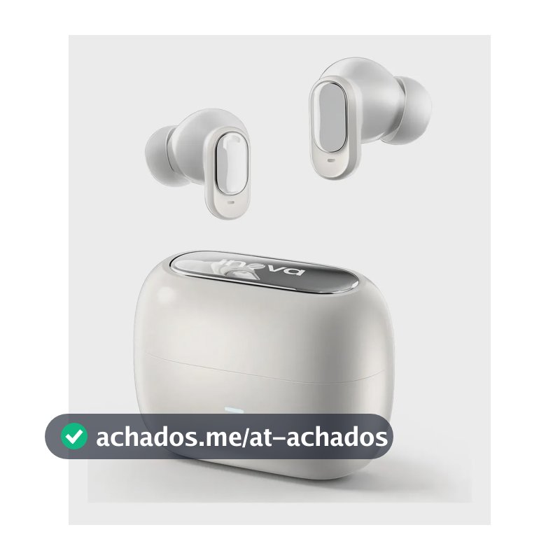 Fone De Ouvido Bluetooth 6.0 Sem Fio Tws In-ear Com Cancelamento de Ruído Ipx 5 Moda Branco