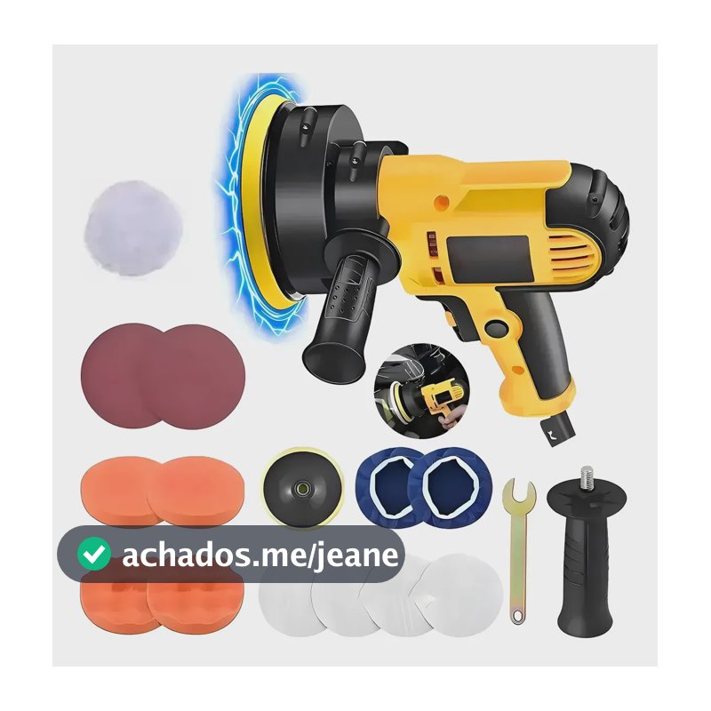Politriz Angular Automotiva,Politriz Lixadeira Multifunções Automotiva,4000Rpm,Ferramentas De Mão 125mm Polir Lixar Com Acessórios