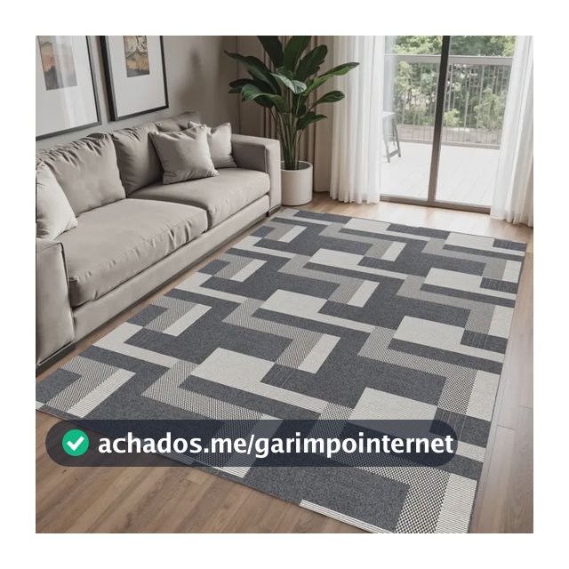 Tapete Decorativo 1,35x2,00 Maya Antiderrapante Sala Quarto