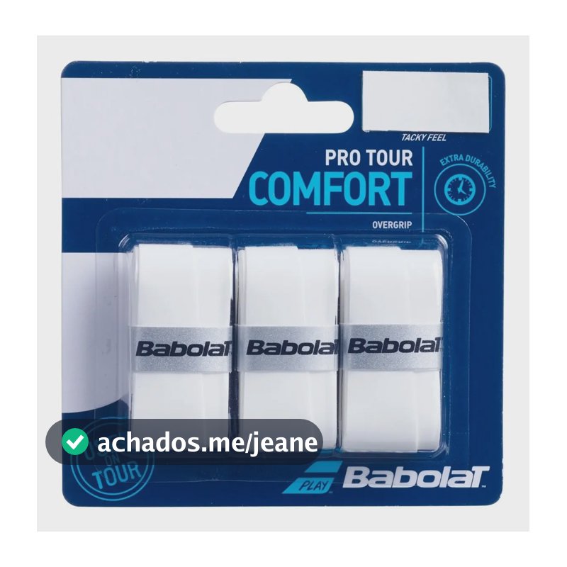 Overgrip Babolat Pro Tour Branco