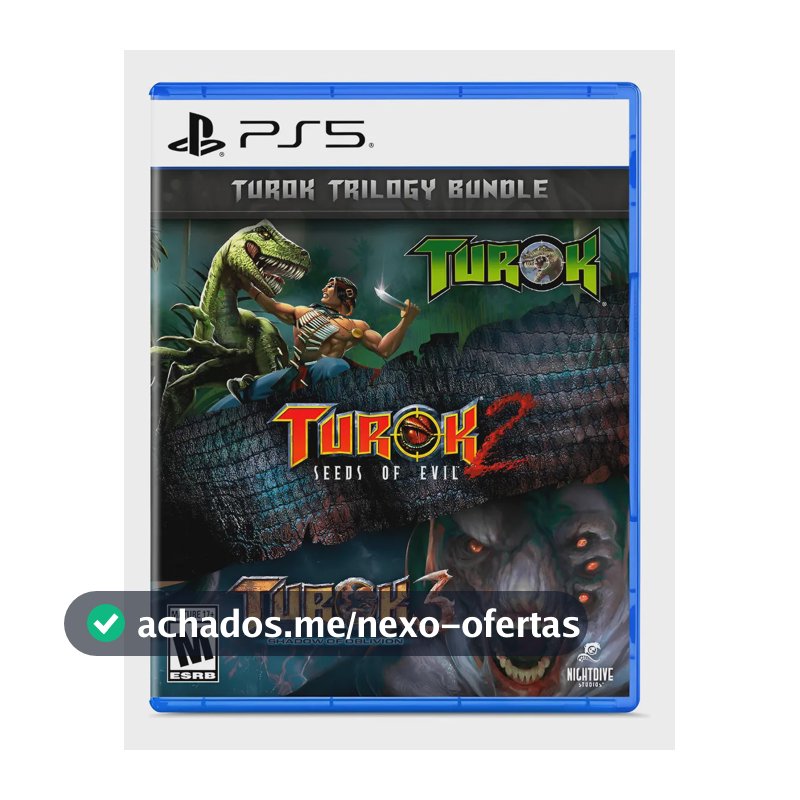Turok Trilogy Bundle Ps5 Mídia Física