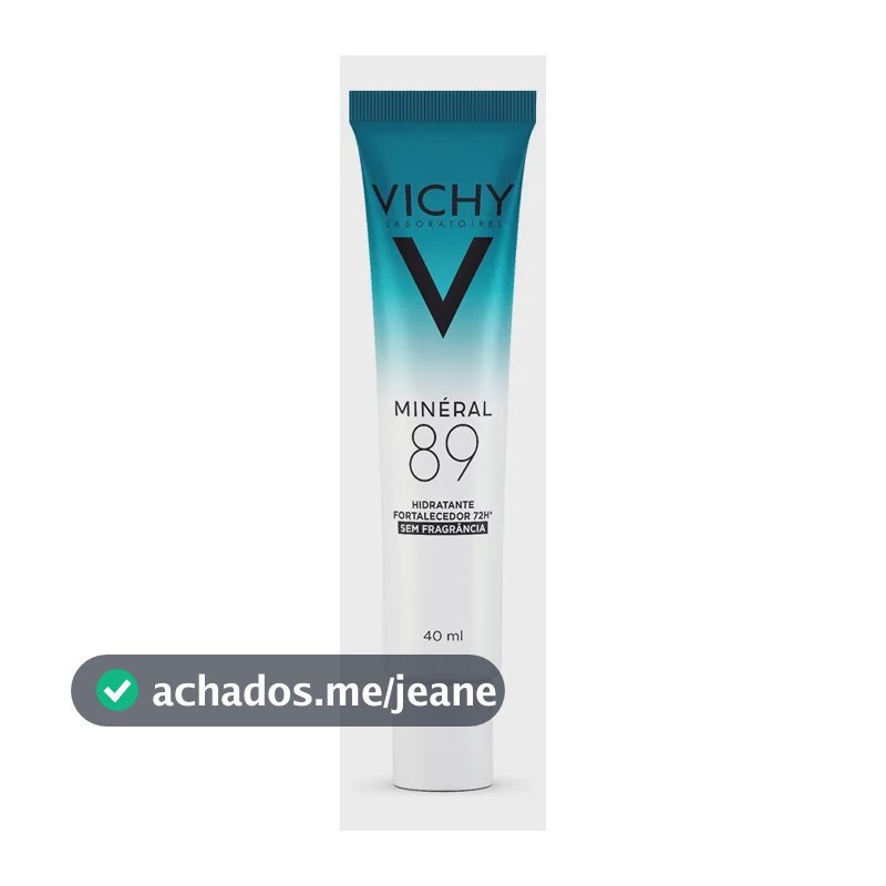 Creme Facial Hidratante Ácido Hialurônico 72h Vichy Minéral 89 40ml