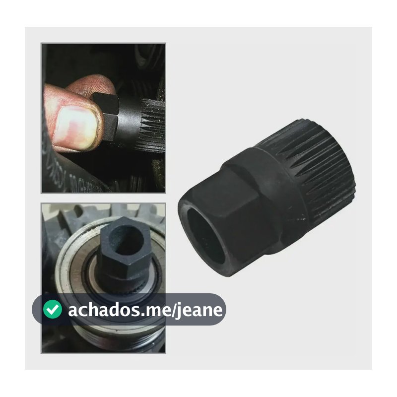 Chave Ferramenta Saca Polia Alternador 33 Dentes Aço Prático