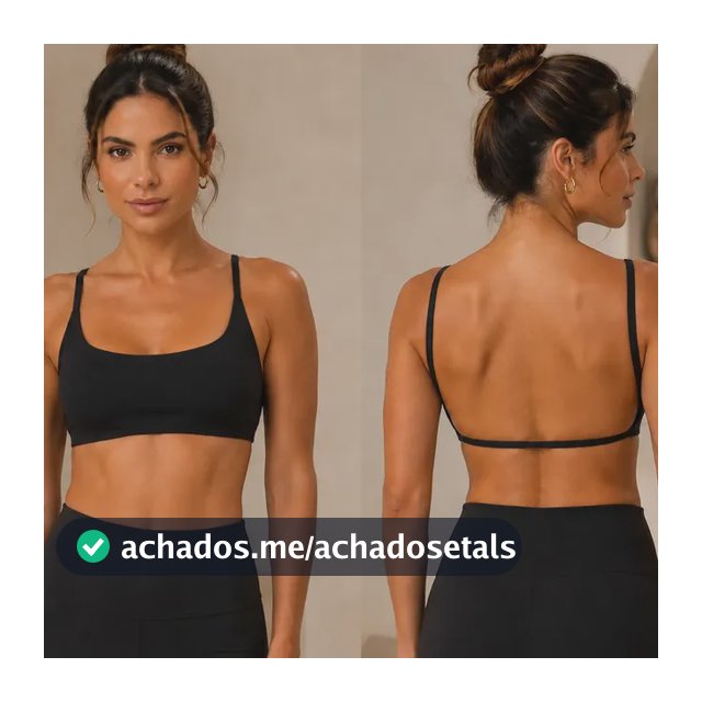 Top Faixa Treino Costas Bojo Removivel Em Suplex 17 Cores