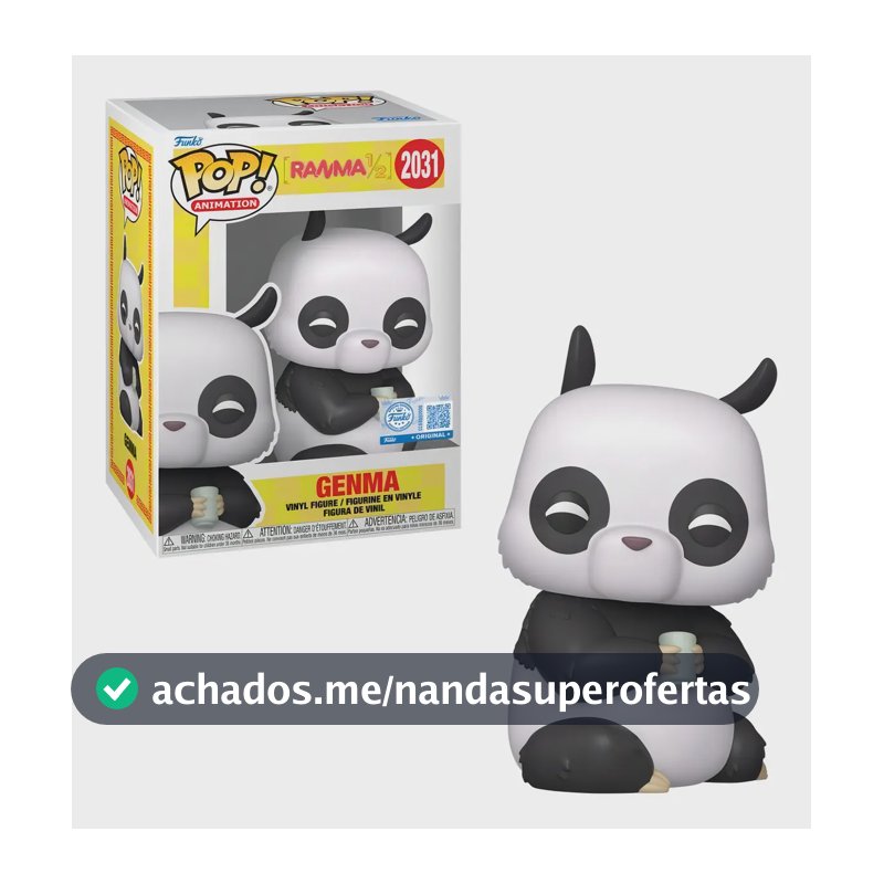 Boneco Funko Pop! Ranma 1/2 - Genma (panda)