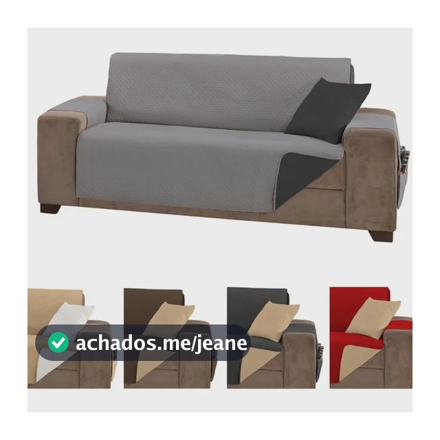 Capa De Sofá Impermeável 4 Lugares Assento 2,20 Protetor Pet