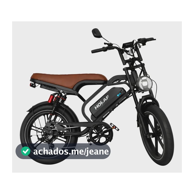 Bicicleta Elétrica V9 Max 1000w 60km Autopropelida Marrom