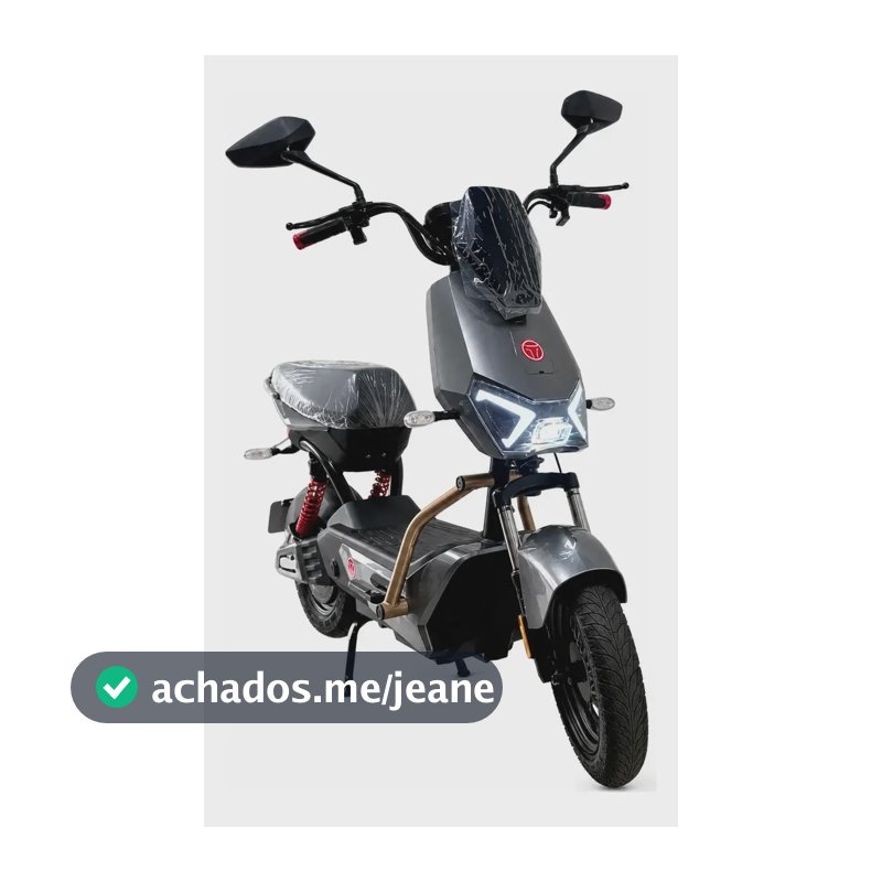 Bicicleta Elétrica Foston X16 Scooter 1000watts Nfc Cinza-escuro M