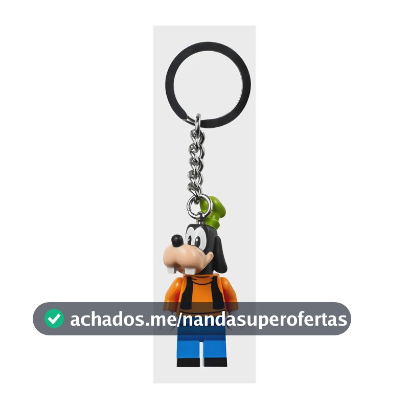 Chaveiro Lego Disney 854196 Pateta Goofy Pateta