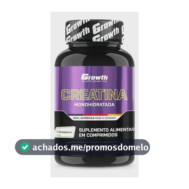 Creatina Growth Supplements em comprimidos Sem sabor de 120 un